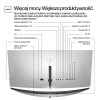 Monitor HP LED 37,5” S7 Pro 738pu (8K167AA) Curved IPS WQHD+ HDR400 RJ-45 ThunderBolt 4